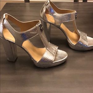 Silver Michael Kors Heels